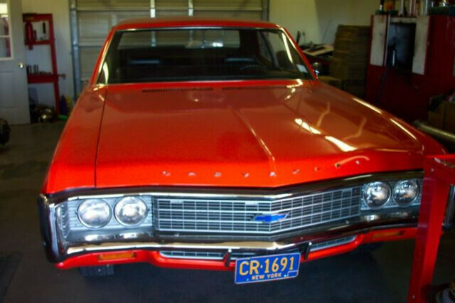 1969 Orange Chevrolet Bel Air/150/210 Sedan