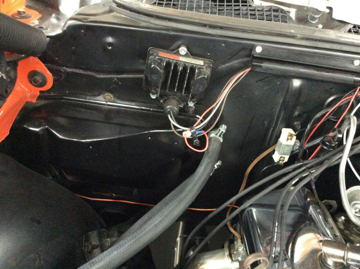 1969 Orange Chevrolet Bel Air/150/210 Sedan