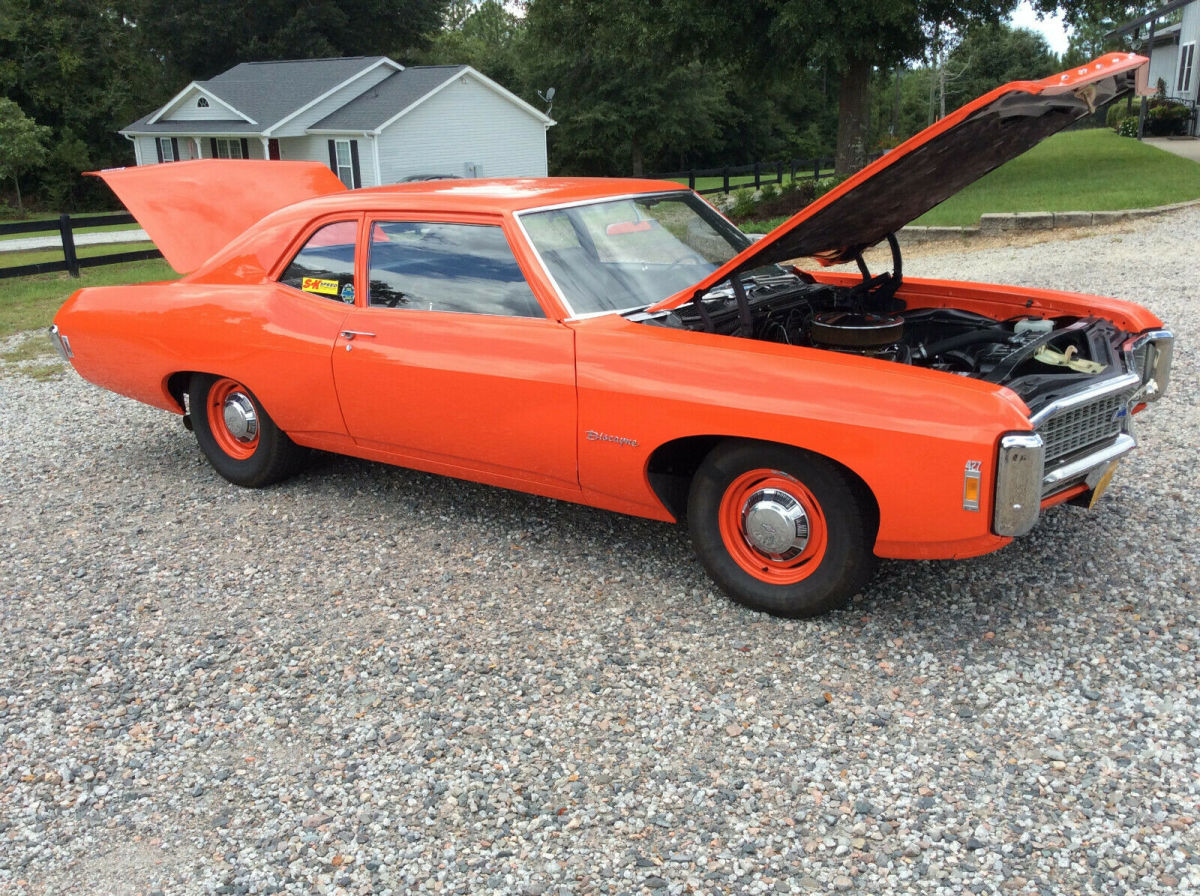1969 Orange Chevrolet Bel Air/150/210 Sedan