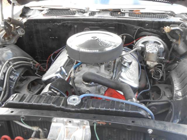 1969 Silver Chevrolet Biscayne Coupe