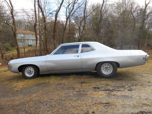1969 Silver Chevrolet Biscayne Coupe
