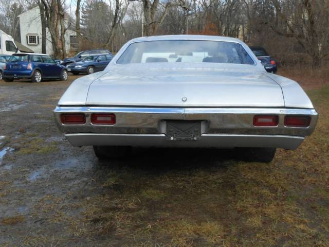 1969 Silver Chevrolet Biscayne Coupe