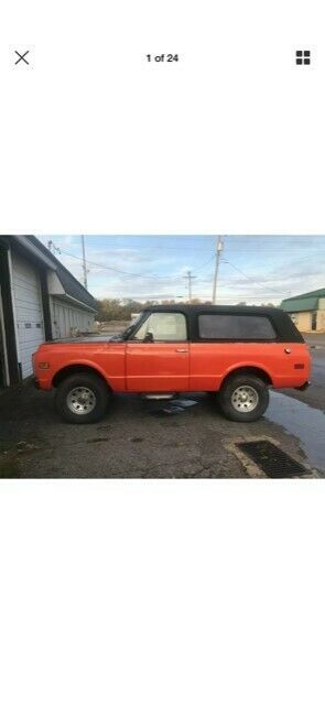 1969 Orange Chevrolet Blazer SUV