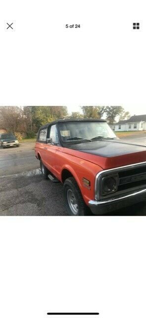 1969 Orange Chevrolet Blazer SUV