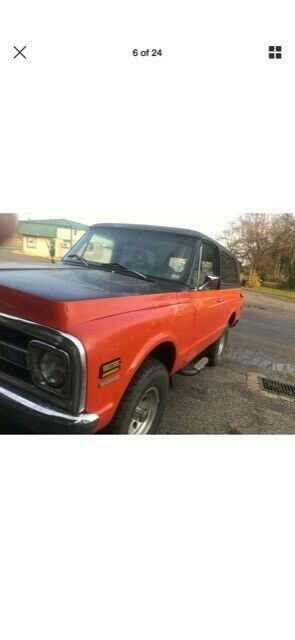1969 Orange Chevrolet Blazer SUV