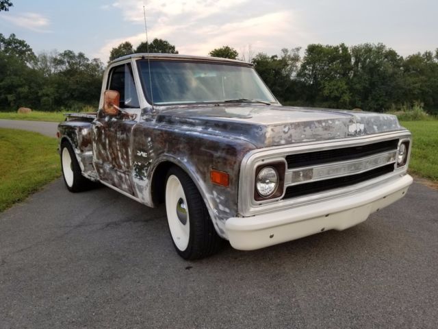 1969 White Chevrolet C-10 Standard Cab Pickup