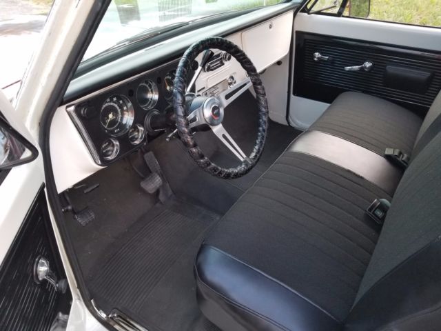 1969 White Chevrolet C-10 Standard Cab Pickup