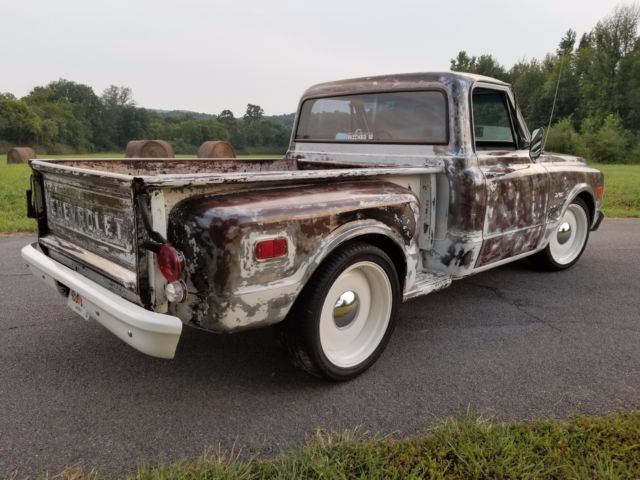 1969 White Chevrolet C-10 Standard Cab Pickup