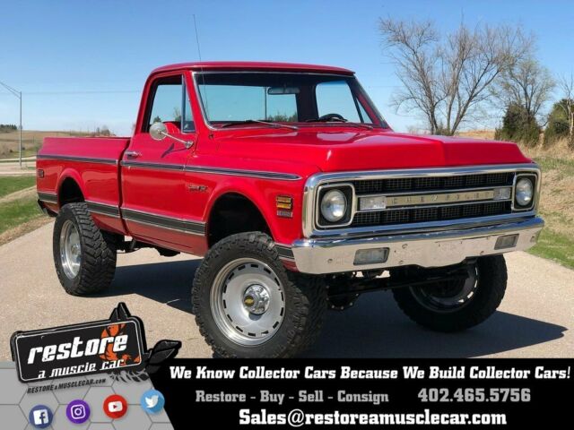 1969 Red Chevrolet C10 Pickup (Truck)