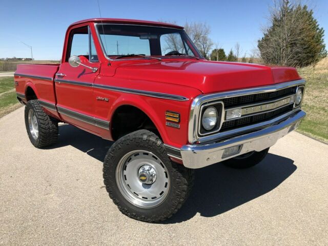 1969 Red Chevrolet C10 Pickup (Truck)