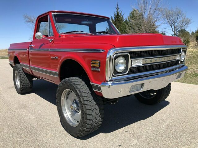 1969 Red Chevrolet C10 Pickup (Truck)