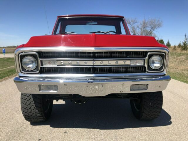 1969 Red Chevrolet C10 Pickup (Truck)