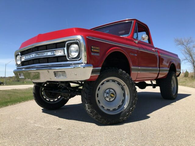 1969 Red Chevrolet C10 Pickup (Truck)