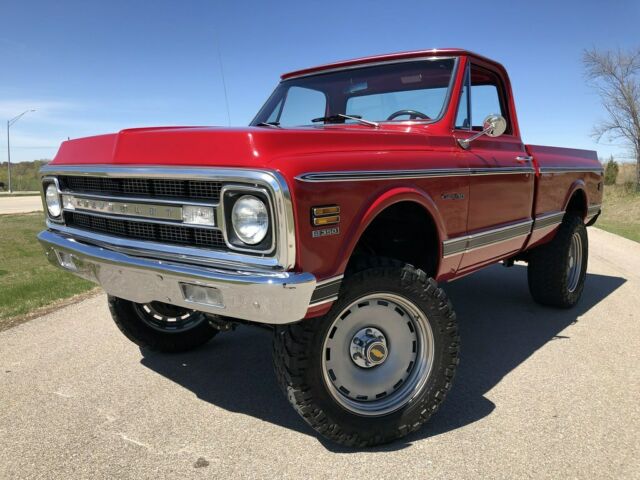 1969 Red Chevrolet C10 Pickup (Truck)