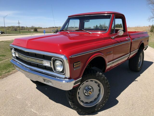1969 Red Chevrolet C10 Pickup (Truck)