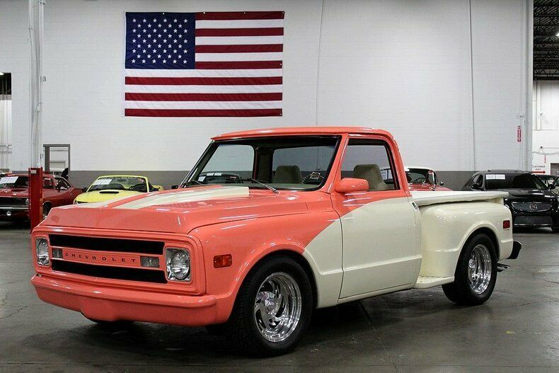 1969 Orange Chevrolet C-10 --