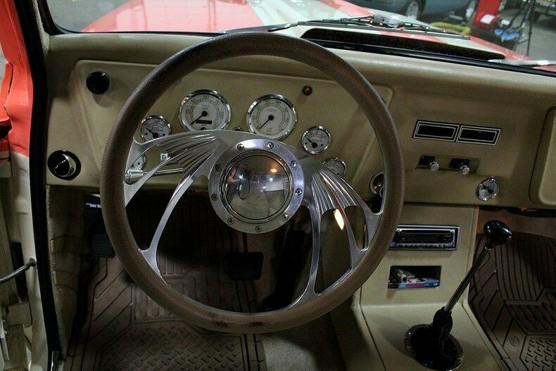 1969 Orange Chevrolet C-10 --