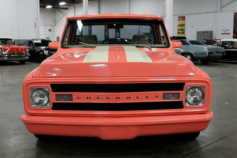 1969 Orange Chevrolet C-10 --