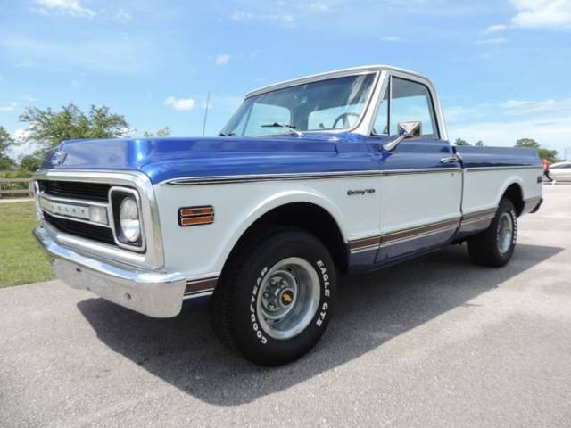 1969 Blue Chevrolet C-10 Pickup truck
