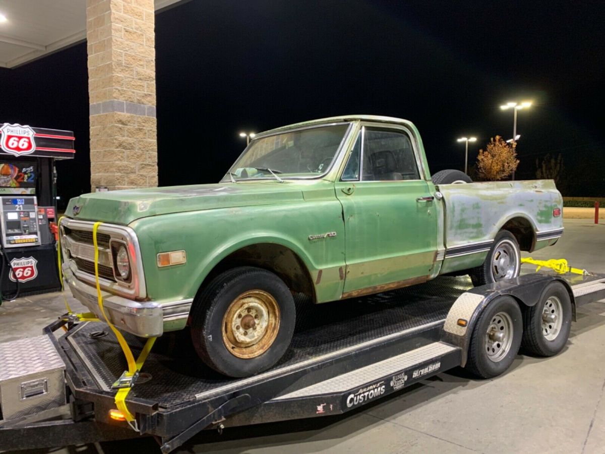 1969 Blue Chevrolet C-10 Standard Cab Pickup