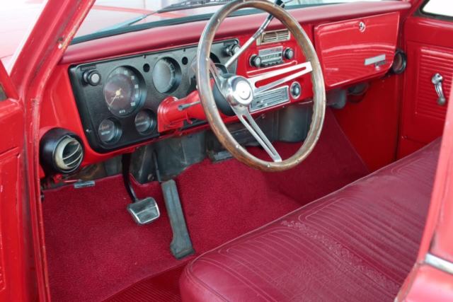 1969 Red Chevrolet C-10 Standard Cab Pickup