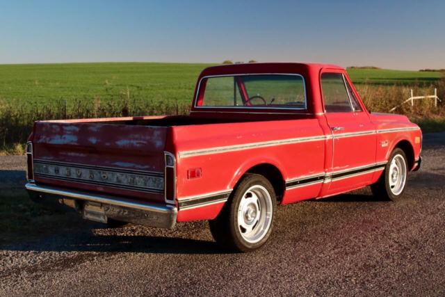 1969 Red Chevrolet C-10 Standard Cab Pickup