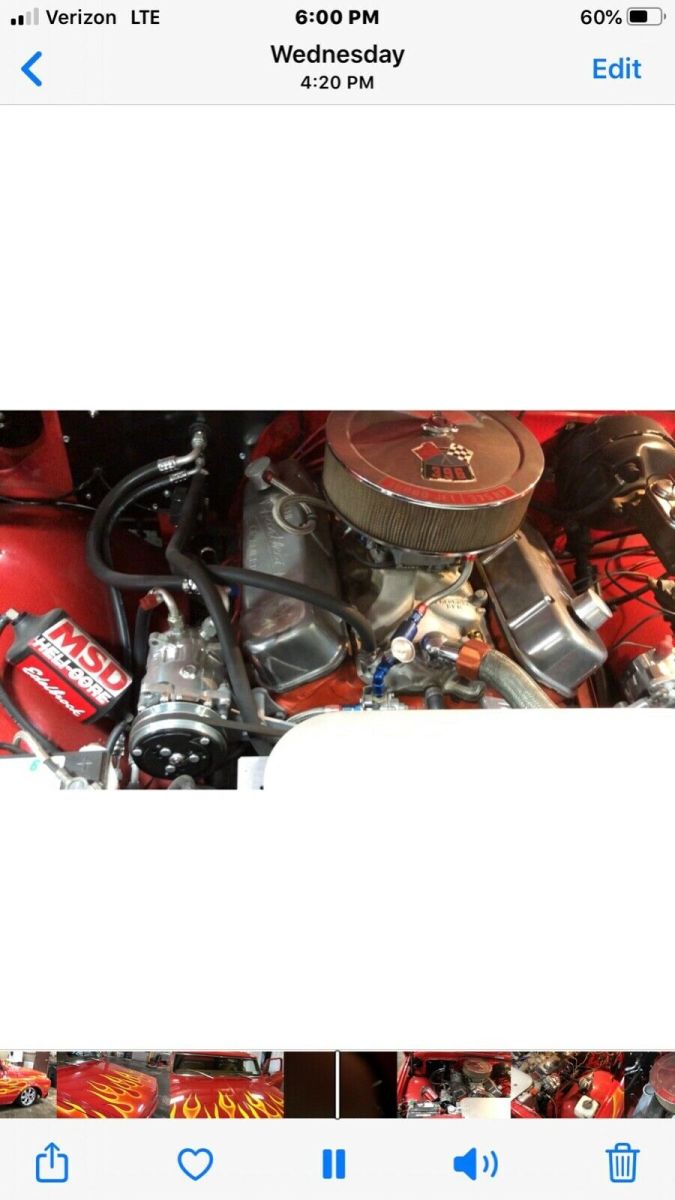 1969 Red Chevrolet C-10