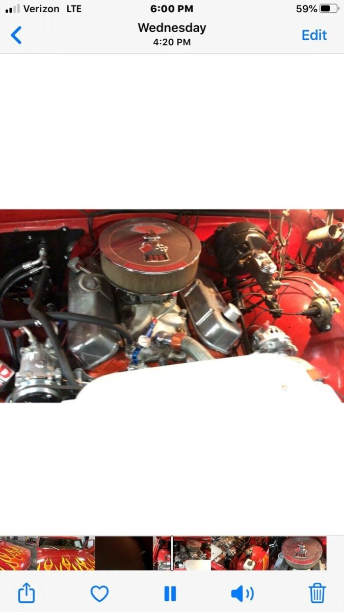 1969 Red Chevrolet C-10