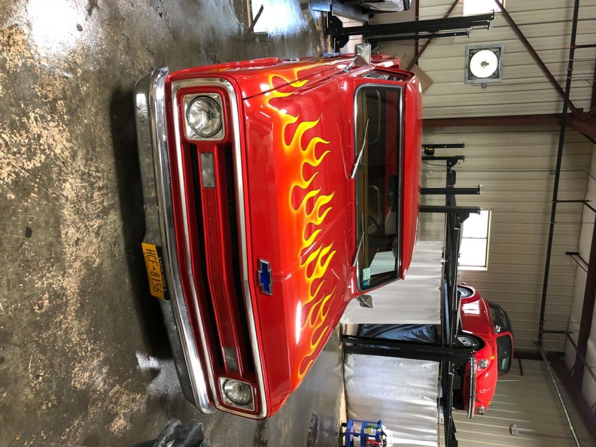 1969 Red Chevrolet C-10