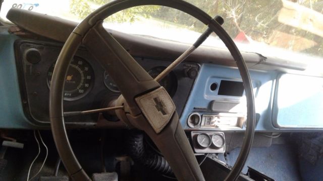 1969 Blue Chevrolet C-10 Panel