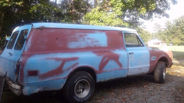 1969 Blue Chevrolet C-10 Panel