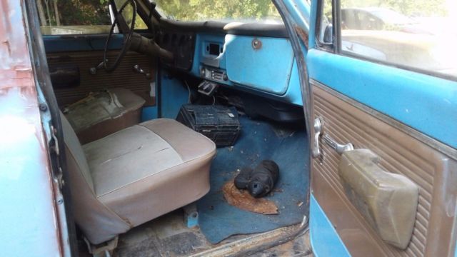 1969 Blue Chevrolet C-10 Panel