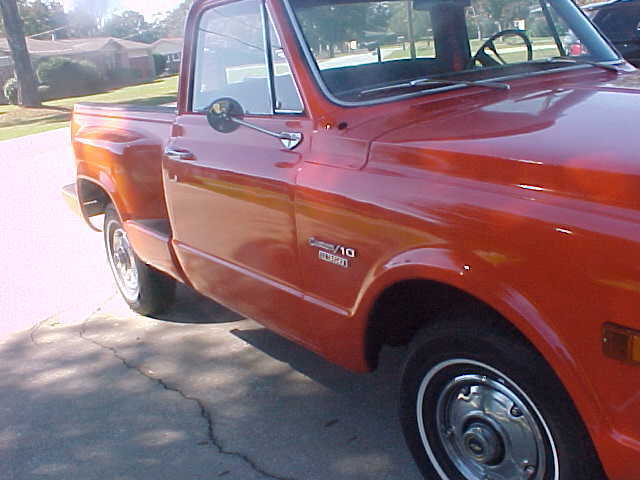 1969 light red Chevrolet C-10 Standard Cab Pickup