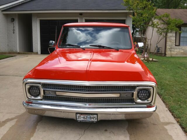 1969 Red Chevrolet C-10