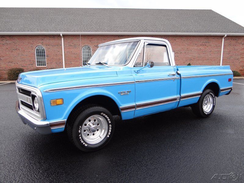 1969 Blue Chevrolet C-10 Pickup Truck