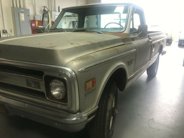 1969 Green and white Chevrolet C20 Pickup Pick up