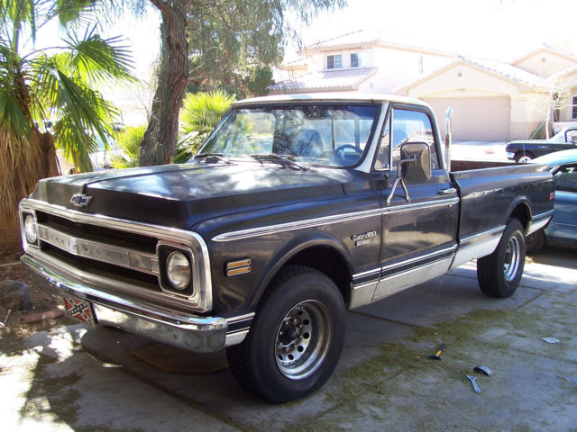 1969 Black Chevrolet Other Pickups pickup