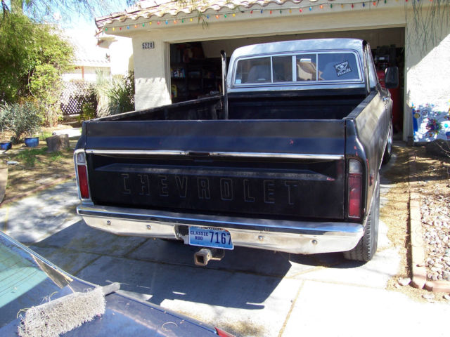 1969 Black Chevrolet Other Pickups pickup