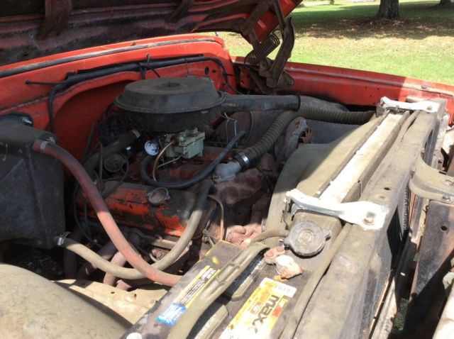 1969 Orange Chevrolet Other Standard Cab Pickup