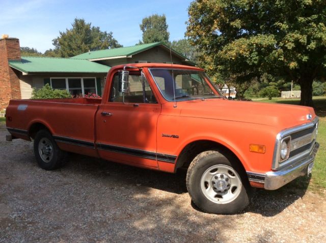 1969 Orange Chevrolet Other Standard Cab Pickup