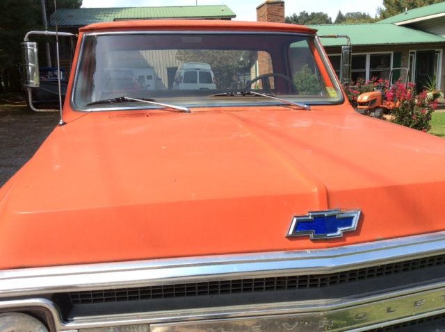 1969 Orange Chevrolet Other Standard Cab Pickup