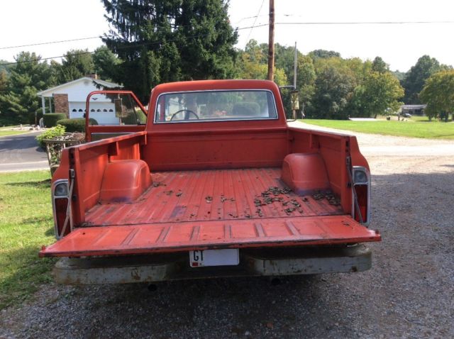 1969 Orange Chevrolet Other Standard Cab Pickup