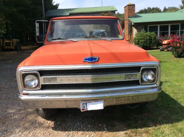 1969 Orange Chevrolet Other Standard Cab Pickup