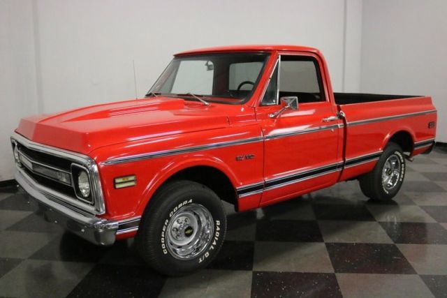 1969 Red Chevrolet C-10 Pickup Truck