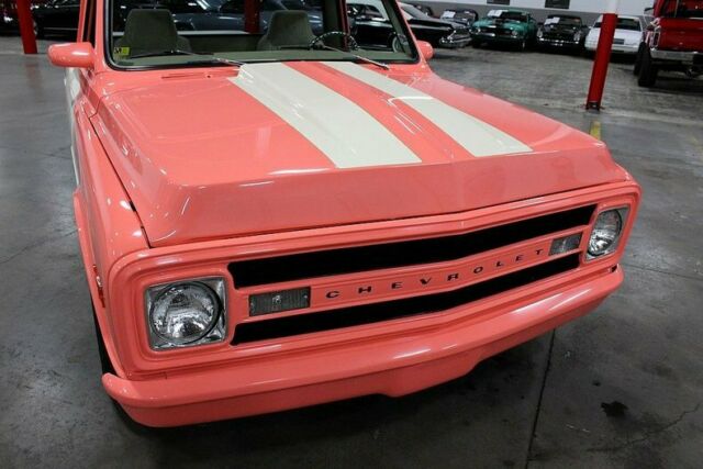 1969 Orange Chevrolet C-10 --