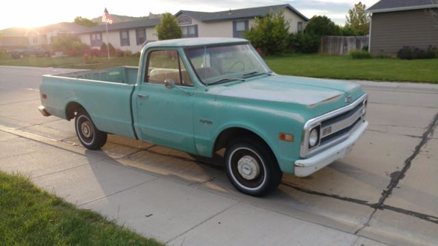 1969 Green Chevrolet C-10 Standard Cab Pickup