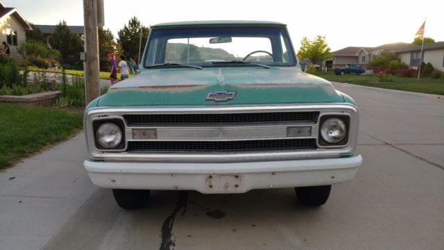 1969 Green Chevrolet C-10 Standard Cab Pickup