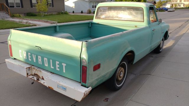 1969 Green Chevrolet C-10 Standard Cab Pickup