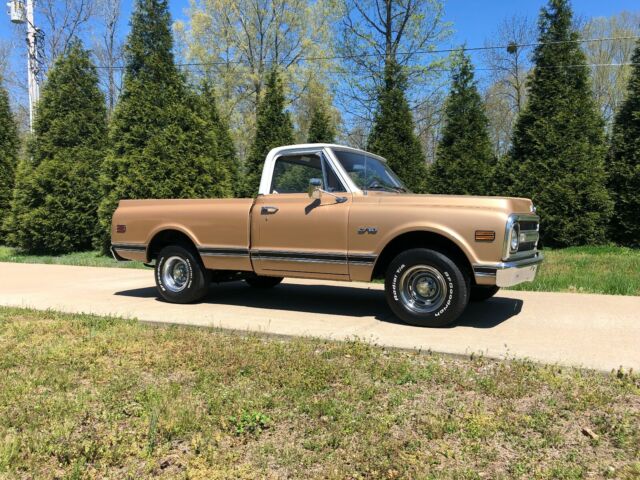 1969 gold Chevrolet C-10