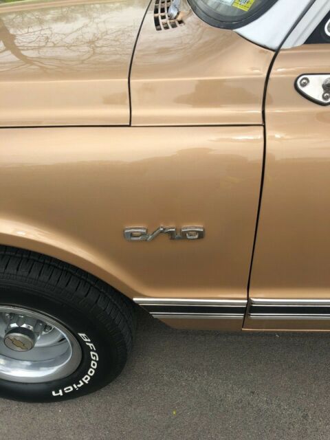 1969 gold Chevrolet C-10